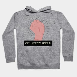 Cat lovers united Hoodie